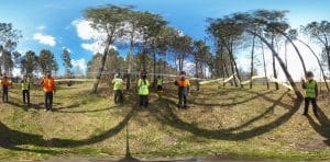 Travail autour de la réalité virtuelle, filmé en 360°, avec les terminales Bac Pro Forêt de Sabres